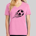 Ladies Core Cotton V Neck Tee Thumbnail