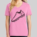 Ladies Core Cotton V Neck Tee Thumbnail