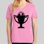 Ladies Core Cotton V Neck Tee Thumbnail