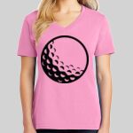 Ladies Core Cotton V Neck Tee Thumbnail