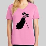 Ladies Core Cotton V Neck Tee Thumbnail
