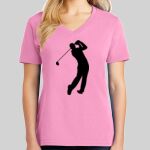 Ladies Core Cotton V Neck Tee Thumbnail