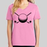 Ladies Core Cotton V Neck Tee Thumbnail