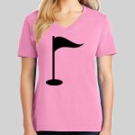 Ladies Core Cotton V Neck Tee Thumbnail