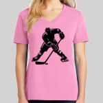 Ladies Core Cotton V Neck Tee Thumbnail