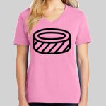 Ladies Core Cotton V Neck Tee Thumbnail