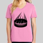 Ladies Core Cotton V Neck Tee Thumbnail