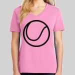 Ladies Core Cotton V Neck Tee Thumbnail