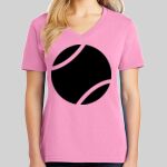 Ladies Core Cotton V Neck Tee Thumbnail