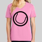 Ladies Core Cotton V Neck Tee Thumbnail