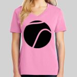 Ladies Core Cotton V Neck Tee Thumbnail