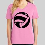 Ladies Core Cotton V Neck Tee Thumbnail