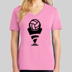 Ladies Core Cotton V Neck Tee Thumbnail