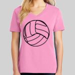 Ladies Core Cotton V Neck Tee Thumbnail