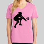 Ladies Core Cotton V Neck Tee Thumbnail