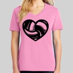 Ladies Core Cotton V Neck Tee Thumbnail