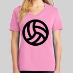 Ladies Core Cotton V Neck Tee Thumbnail