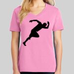 Ladies Core Cotton V Neck Tee Thumbnail