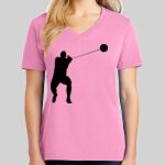 Ladies Core Cotton V Neck Tee Thumbnail