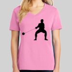 Ladies Core Cotton V Neck Tee Thumbnail