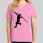 Ladies Core Cotton V Neck Tee Thumbnail