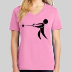 Ladies Core Cotton V Neck Tee Thumbnail