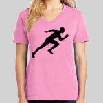 Ladies Core Cotton V Neck Tee Thumbnail