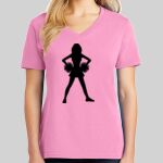 Ladies Core Cotton V Neck Tee Thumbnail