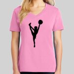 Ladies Core Cotton V Neck Tee Thumbnail