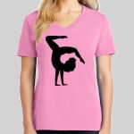 Ladies Core Cotton V Neck Tee Thumbnail