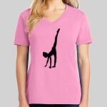 Ladies Core Cotton V Neck Tee Thumbnail