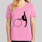 Ladies Core Cotton V Neck Tee Thumbnail