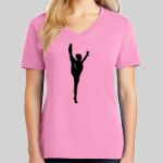 Ladies Core Cotton V Neck Tee Thumbnail