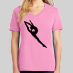 Ladies Core Cotton V Neck Tee Thumbnail