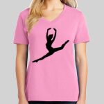 Ladies Core Cotton V Neck Tee Thumbnail