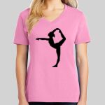 Ladies Core Cotton V Neck Tee Thumbnail