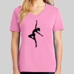 Ladies Core Cotton V Neck Tee Thumbnail