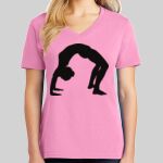 Ladies Core Cotton V Neck Tee Thumbnail