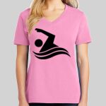 Ladies Core Cotton V Neck Tee Thumbnail