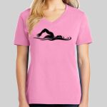 Ladies Core Cotton V Neck Tee Thumbnail