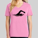 Ladies Core Cotton V Neck Tee Thumbnail