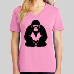 Ladies Core Cotton V Neck Tee Thumbnail