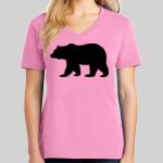 Ladies Core Cotton V Neck Tee Thumbnail