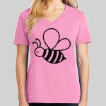 Ladies Core Cotton V Neck Tee Thumbnail