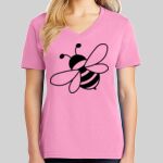 Ladies Core Cotton V Neck Tee Thumbnail