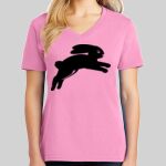 Ladies Core Cotton V Neck Tee Thumbnail