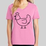 Ladies Core Cotton V Neck Tee Thumbnail