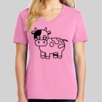 Ladies Core Cotton V Neck Tee Thumbnail