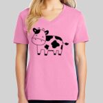 Ladies Core Cotton V Neck Tee Thumbnail