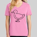 Ladies Core Cotton V Neck Tee Thumbnail